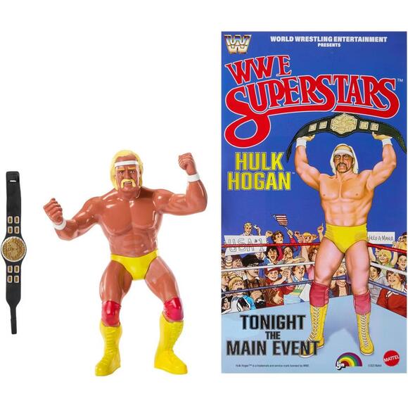 WWE LJN MATTEL SUPERSTARS HULK HOGAN 8" ACTION FIGURE 1980s RETRO! NEW! IN HAND! - Picture 5 of 5